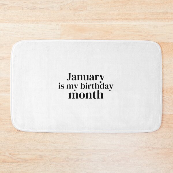 Item preview, January Birthday Quotes Aesthetic designed and sold by erion-store.