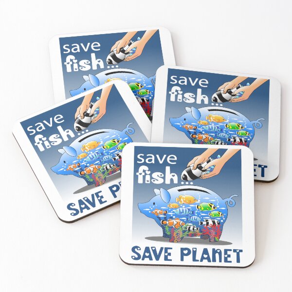Item preview, Save Fish...Save Planet designed and sold by Concept-Hub.