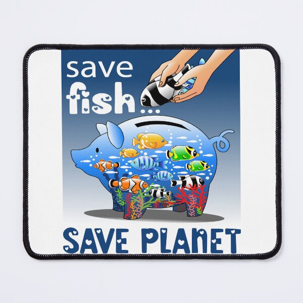 Item preview, Save Fish...Save Planet designed and sold by Concept-Hub.