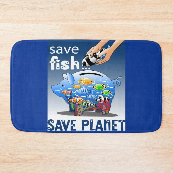 Item preview, Save Fish...Save Planet designed and sold by Concept-Hub.