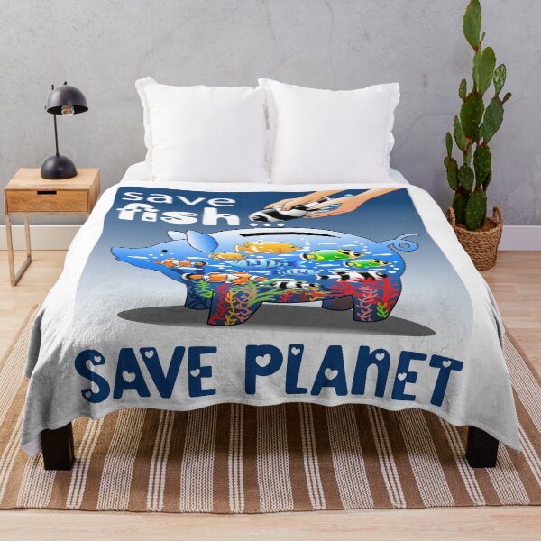 Item preview, Save Fish...Save Planet designed and sold by Concept-Hub.