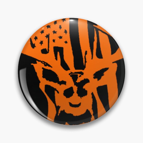 Item preview, Hunter Orange Whitetail Trophy Buck American Flag designed and sold by LifeCrush.