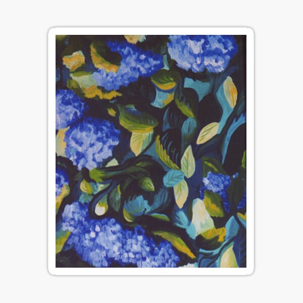 Dance in Blue and Green Sticker