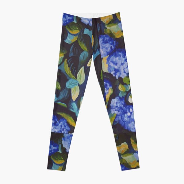 Dance in Blue and Green Leggings