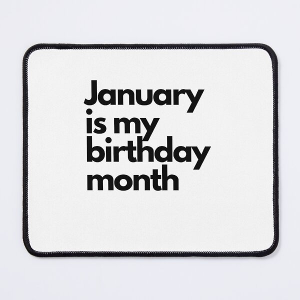 Item preview, January Birthday Quotes Aesthetic designed and sold by erion-store.