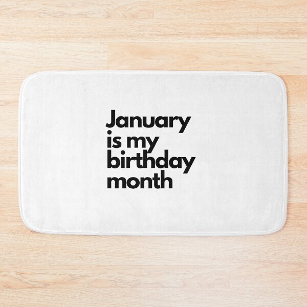 Item preview, January Birthday Quotes Aesthetic designed and sold by erion-store.