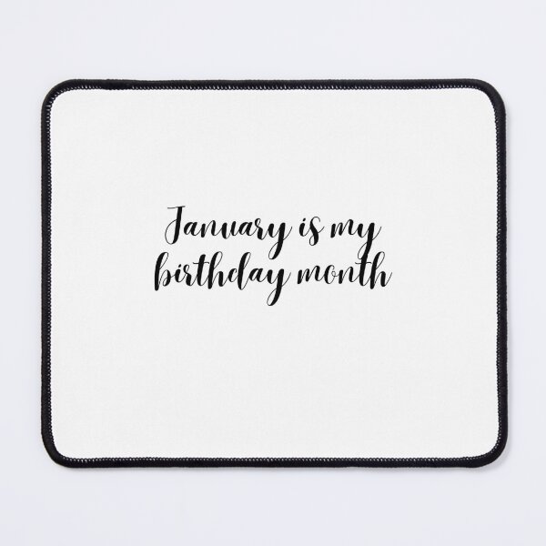 Item preview, January Birthday Quotes Aesthetic designed and sold by erion-store.