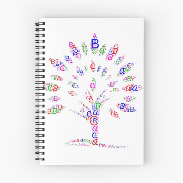 Item preview, Alphabet word cloud is wrapped into a tree shape you will love it. designed and sold by ElmonirPress.
