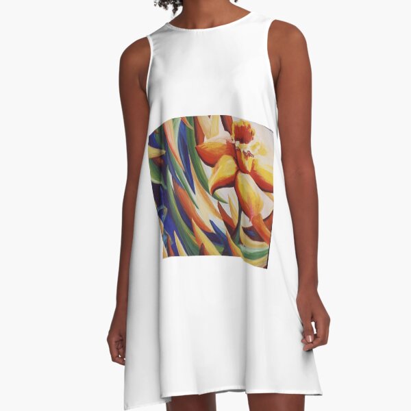 Daffodil Dance A-Line Dress