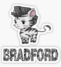 Zebra Bradford Sticker