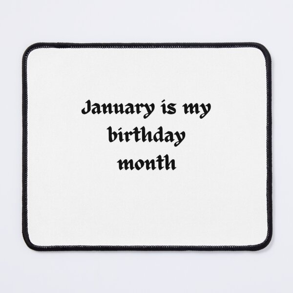 Item preview, January Birthday Quotes Aesthetic designed and sold by erion-store.