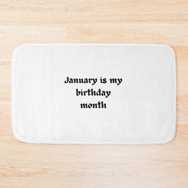 Item preview, January Birthday Quotes Aesthetic designed and sold by erion-store.