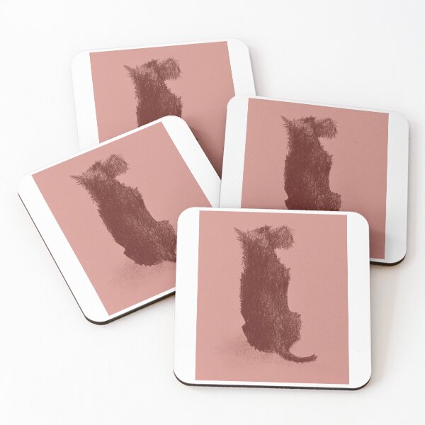 Artikelvorschau, Der rosa Scottie entworfen und verkauft von Tabetha Illustrations.
