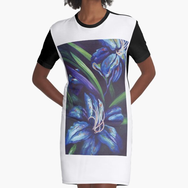 Blue Rhapsody Graphic T-Shirt Dress
