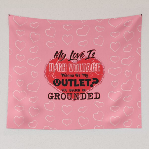 Item preview, My Love Is High Voltage VALENTINE designed and sold by GatorDesign.