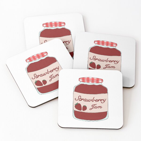 Item preview, Strawberry Jam Illustration designed and sold by hanameda.