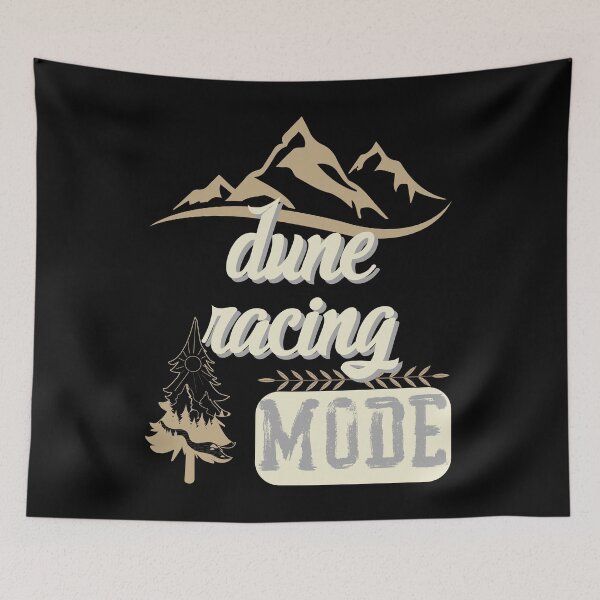 Item preview, dune racing mode, forest river sun inside tree pine designed and sold by movie-popcorn.