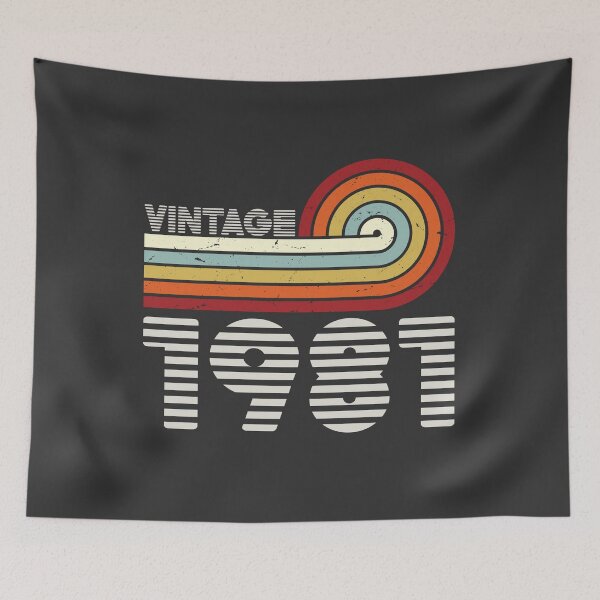 Item preview, Vintage 1981 For Women Men 42 Year Old 42nd Birthday designed and sold by fatydesignspace.