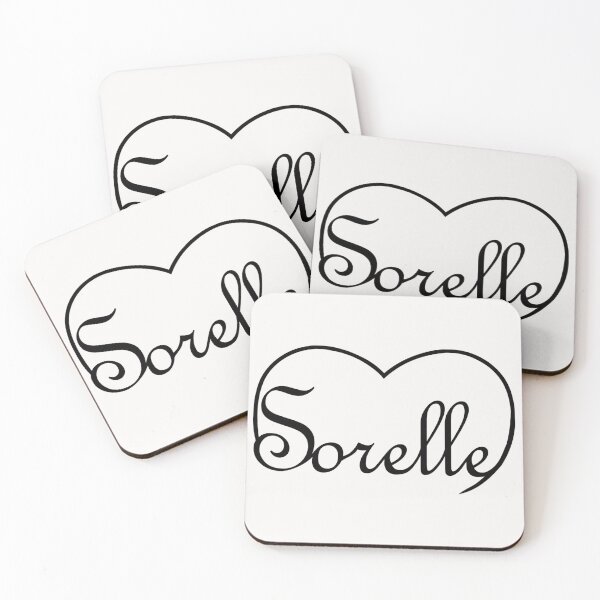 Item preview, Italian word Sorelle / Sisters in the top of a heart designed and sold by SunnyDazDesign.