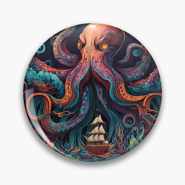 Item preview, The kraken and the clipper designed and sold by Cydermann.