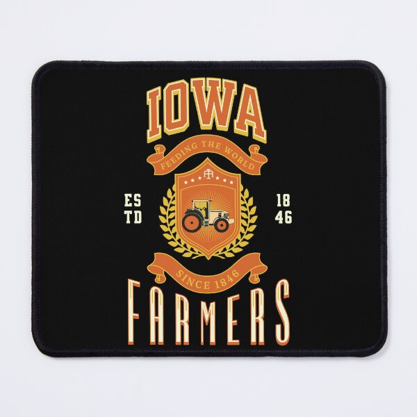 Item preview, Iowa Farmers Collegiate Style Design designed and sold by DancingBuddha.