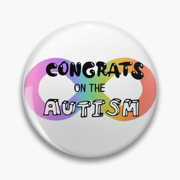 Aperçu de l'œuvre Félicitations pour l'autisme créée et vendue par AutisticTruth.