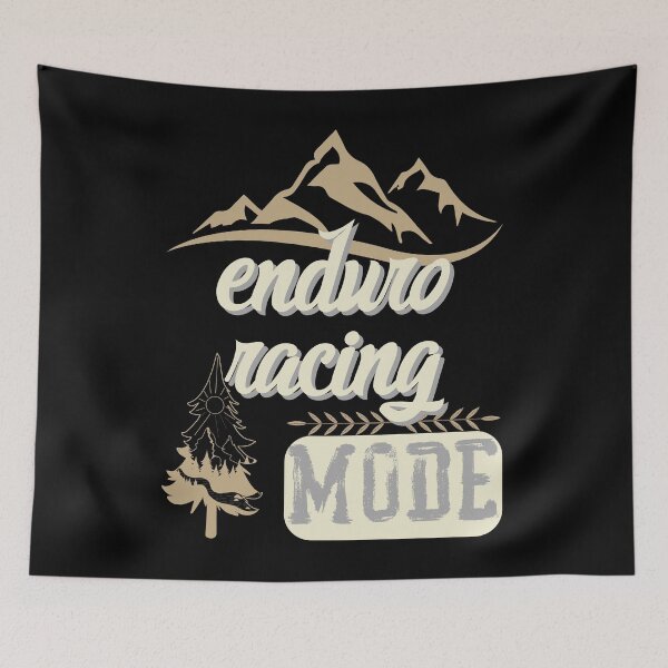 Item preview, enduro racing mode, forest river sun inside tree pine designed and sold by movie-popcorn.