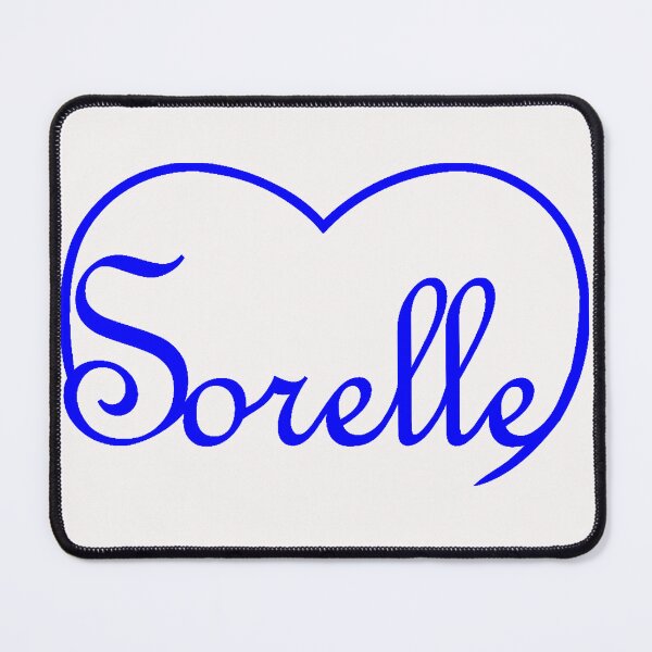 Item preview, Italian word Sorelle / Sisters in the top of a heart - blue designed and sold by SunnyDazDesign.