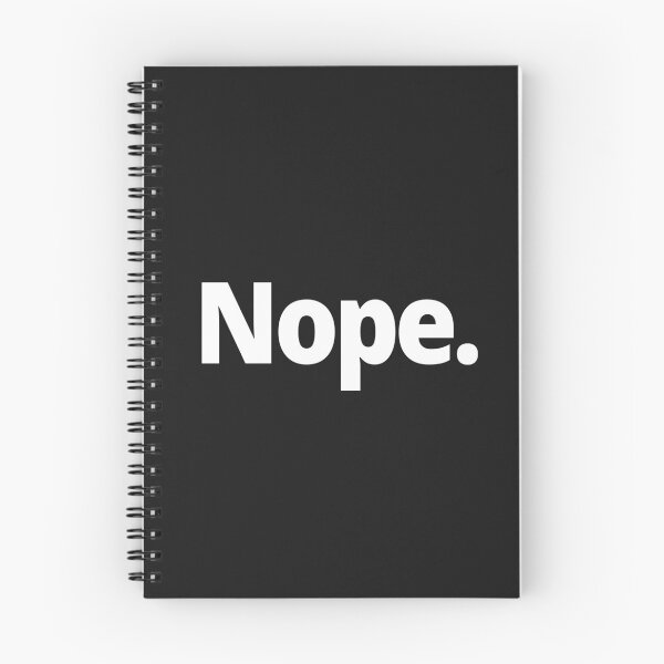 Item preview, Nope. designed and sold by WittyChest.