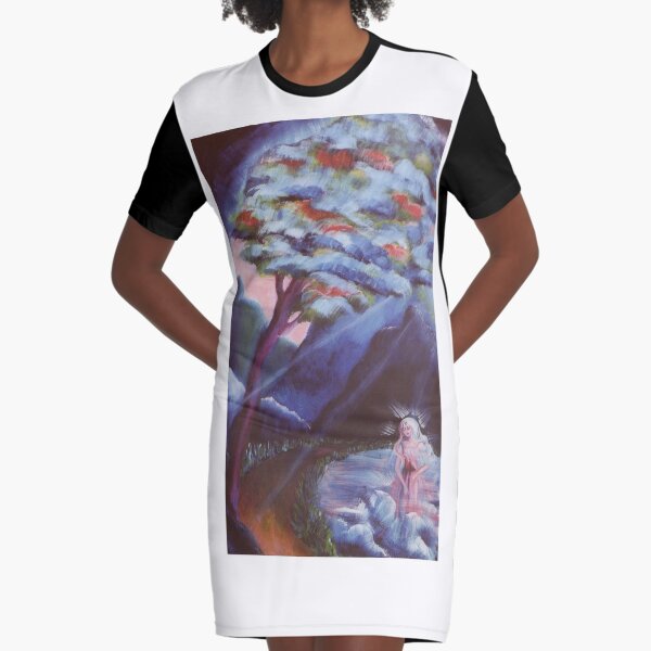 Lady of the Lake Graphic T-Shirt Dress