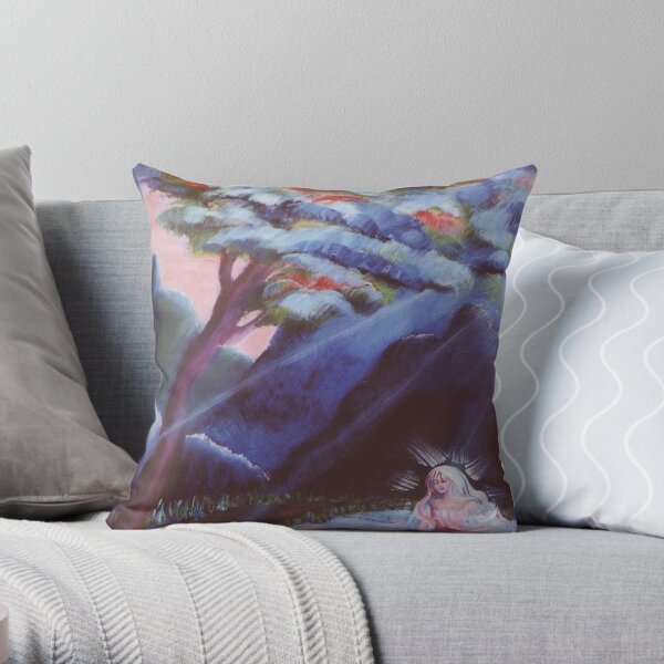 Lady of the Lake Throw Pillow