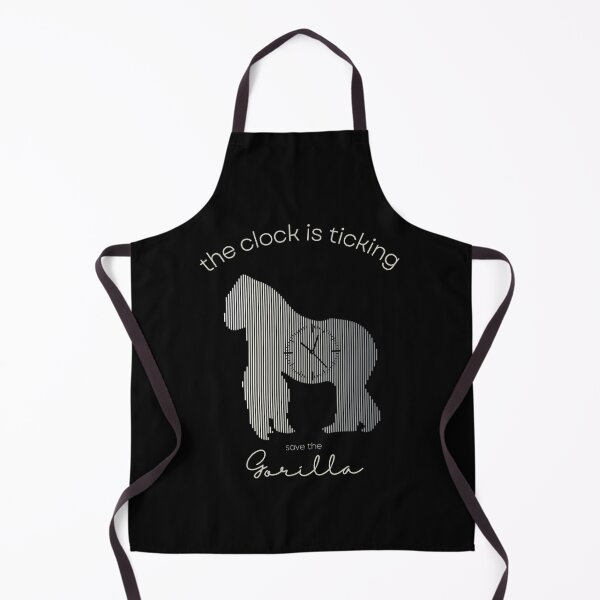 Item preview, Save The Gorilla The Clock is Ticking Throw Blanket designed and sold by MagicWolfStar.