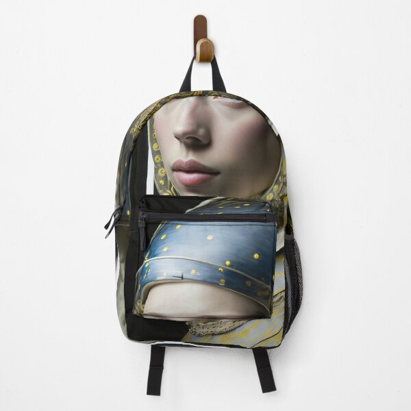 Item preview, A brave girl portrait with hidden earrings designed and sold by osssoconcept.