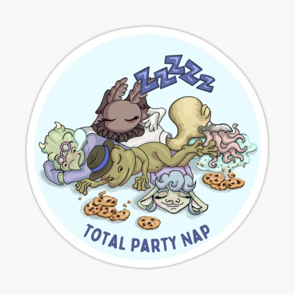 Total Party Nap Sticker