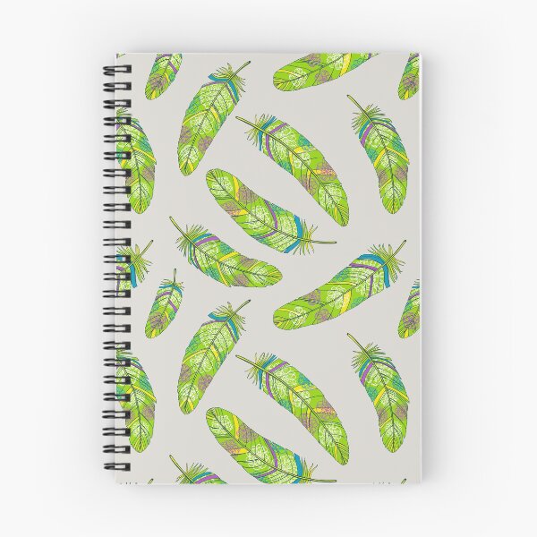 Item preview, Plumas tropicales sobre fondo gris designed and sold by Simut-P.