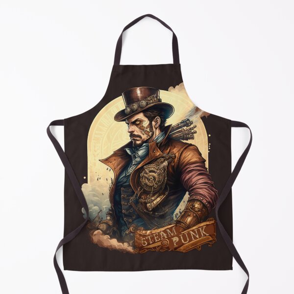 Aperçu de l'œuvre Aventurier steampunk créée et vendue par Abili-Tees.