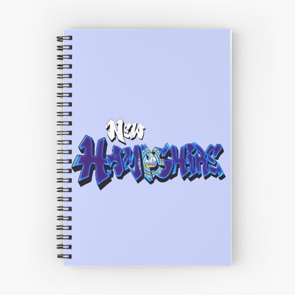 Item preview, Vintage New Hampshire Flag Graffiti - Blue - Available on stickers socks mugs and more designed and sold by Dude  Stuff.