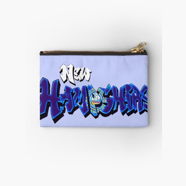 Item preview, Vintage New Hampshire Flag Graffiti - Blue - Available on stickers socks mugs and more designed and sold by Dude  Stuff.