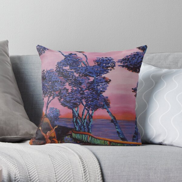 Welcoming of the Water Spirit Throw Pillow