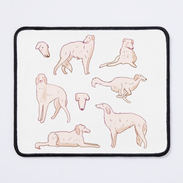 Item preview, Cute borzoi pattern  designed and sold by Mayarart.