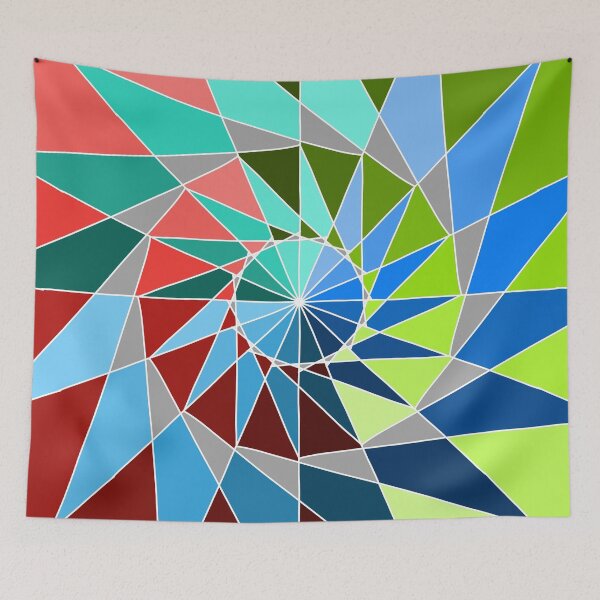 Item preview, Tangled Triangles designed and sold by lezell.