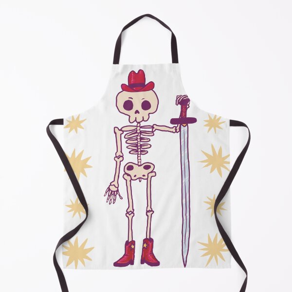 Item preview, Sword Wielding Cowboy Skelly designed and sold by peachysoupshop.