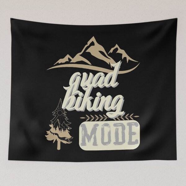Item preview, quad biking mode, forest river sun inside tree pine designed and sold by movie-popcorn.