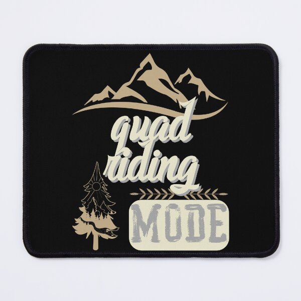 Item preview, quad riding mode, forest river sun inside tree pine designed and sold by movie-popcorn.