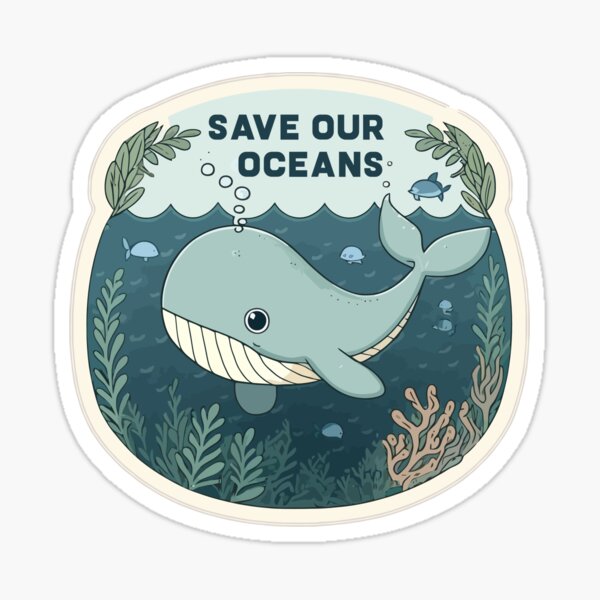 Item preview, Save Our Oceans Conservation  designed and sold by TheSilverString.