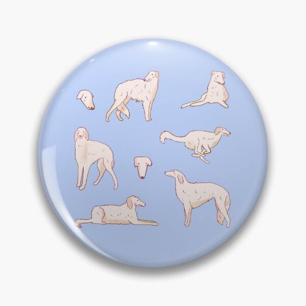 Item preview, Cute borzoi illustration  designed and sold by Mayarart.