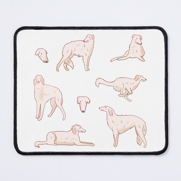 Item preview, Cute borzoi illustration  designed and sold by Mayarart.