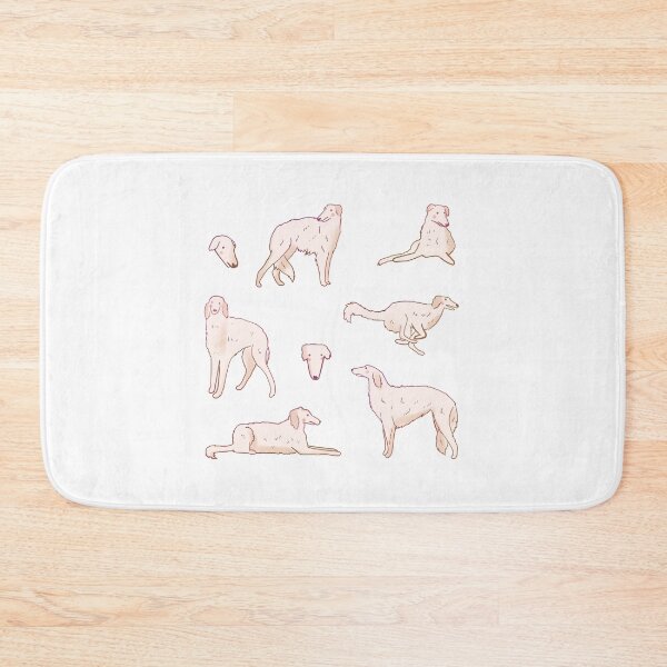 Item preview, Cute borzoi illustration  designed and sold by Mayarart.