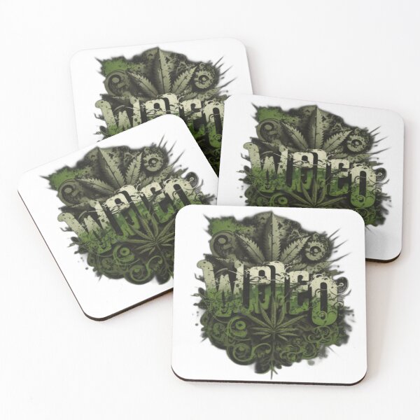 Item preview, weed logo designed and sold by WeedHighLife.