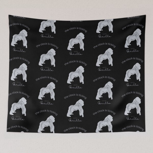 Item preview, Save The Gorilla The Clock is Ticking Apron designed and sold by MagicWolfStar.
